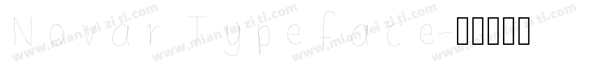 Novar Typeface字体转换